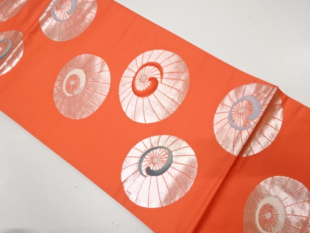 JAPANESE NAGOYA OBI / WOVEN BANGASA UMBRELLA